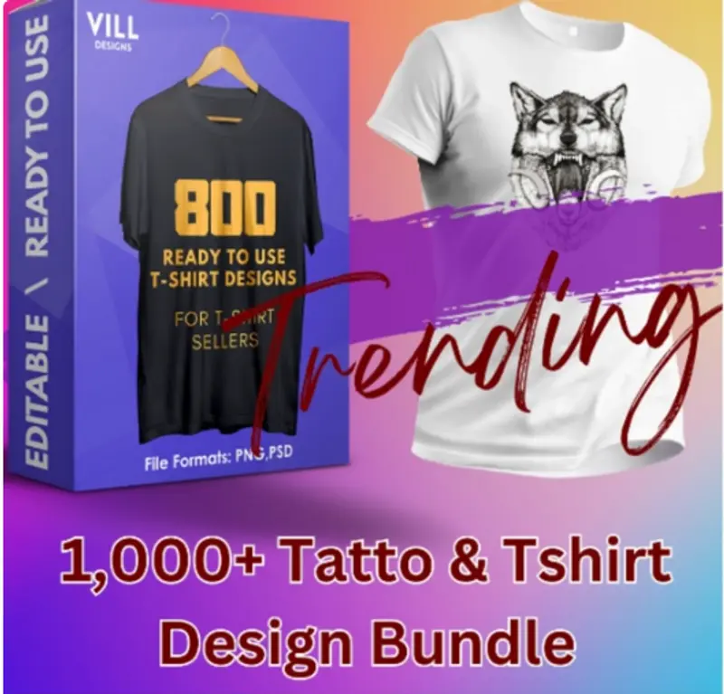 1,000+ Tatto+Trending T-shirt Design